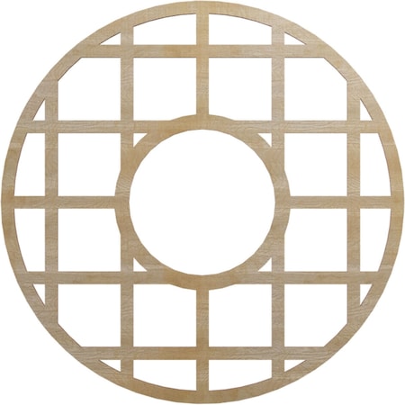 Ekena Millwork O'Neal Wood Fretwork Pierced Ceiling Medallion, Hickory, 28"OD x 10 1/8"ID x 3/8"T CMWP28X28X0375ONHI